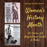 Women's History Month Poster Set - 20+ Posters w/ Inspirat