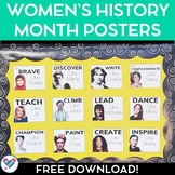 Women's History Month Poster Set FREE