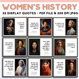 Women's History Month Posters For Bulletin Board Womens Hi