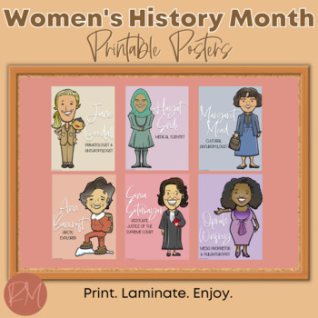 Women's History Month  Poster for Sale by Mapsart