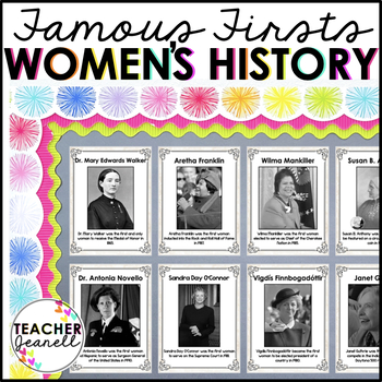 Preview of Women’s History Month Bulletin Board Set 1 Posters