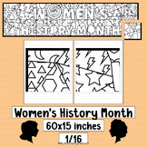Women's History Month Project Activities Coloring Pages Bu