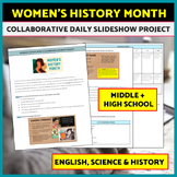 Women’s History Month Project Create a Daily Slideshow, Be