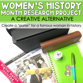 Preview of Women's History Month Research Project - A Creative Critical Thinking Activity