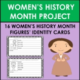 Women's History Month: Project Worksheets (16 Figures)