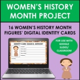 Women's History Month Project for Google Classroom/Drive (