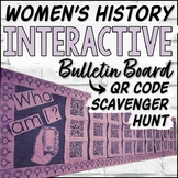 Women's History QR Code Interactive Bulletin Board