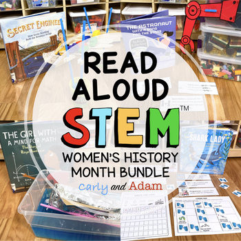 Preview of Women's History Month READ ALOUD STEM™ Activities BUNDLE #2 Women in STEM