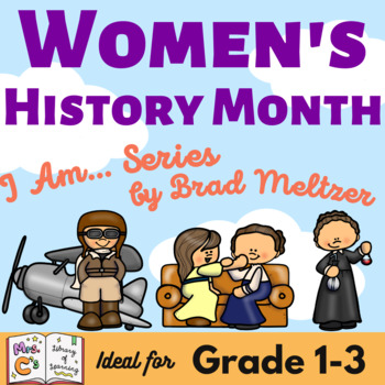Preview of Women's History Month Read Aloud Lesson Plan and Activities BUNDLE