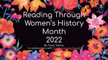 Preview of Women's History Month Reading Calendar 2022