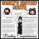 Women's History Month Reading Comprehension Passages BUNDLE.