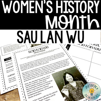 Preview of Women's History - Month Sau Lan Wu Reading Comprehension & Research Activity