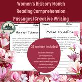 Women's History Month Reading Comprehension and Creative W