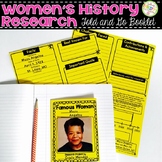 Women's History Month Research Activity