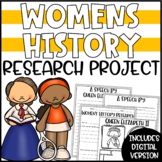 Women's History Month Research Project