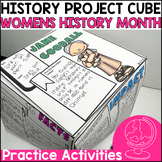 Women's History Month Research Project 50+ people Cube Cra