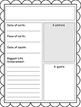 history research project template