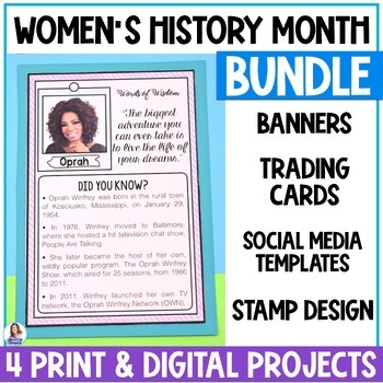 Preview of Women's History Month Research Projects - Women's History Activities - Posters