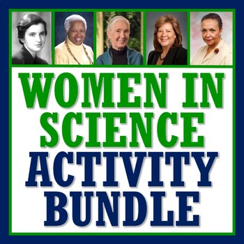 Preview of Women's History Month SCIENCE ACTIVITY BUNDLE Female Scientists