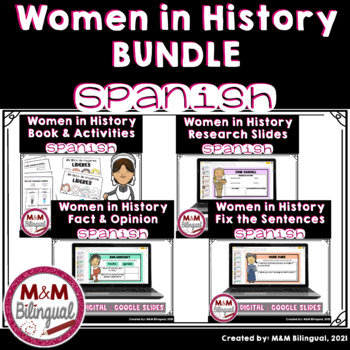 Preview of Women's History Month SPANISH BUNDLE