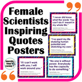 Women's History Month STEM Inspirational Quotes Posters fr