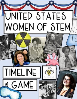 Preview of Women's History Month STEM Scientists and Mathematicians: Timeline and Game