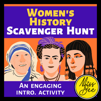 Preview of Women’s History Month Scavenger Hunt Activity