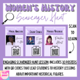 Women's History Month - Scavenger Hunt Activity - Library 