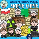 Women's History Month (Scientists) Marie Curie ClipArt. Mu
