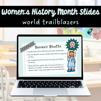 Preview of Women's History Month Slides | World Trailblazers