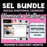 Women's History Month Social Emotional Learning BUNDLE | S