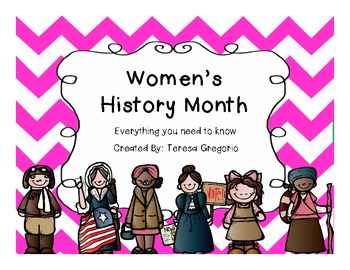 Preview of Women's History Month ~ Social Studies Unit Numerous Activities