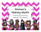 Women's History Month ~ Social Studies Unit Numerous Activities