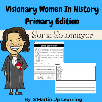 Preview of Women's History Month - Sonia Sotomayor