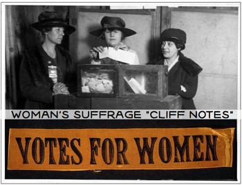 Preview of Women's History Month: Suffrage Unit High School - FREE