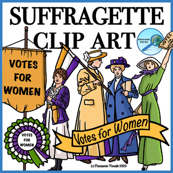 Preview of Women's History Suffragette Clip Art