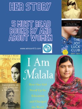 Preview of Women's History Month Suggested Reading Poster