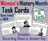 Womens History Month Task Cards (Rosa Parks, Harriet Tubma