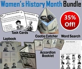 Women's History Month Task Cards & Activities (Rosa Parks,
