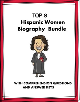 Preview of Women's History Month: Top 8 Hispanic Women Biographies at 40% off!