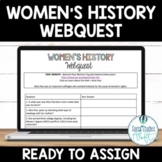 Women's History Month Webquest Digital Activity Google Doc