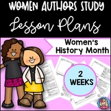Women's History Month Women Author Lesson Plans Pre-K GELD