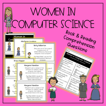 Preview of Women's History Month: Women in Computer Science Book & Reading Comprehension