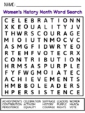 Women's History Month Word Search