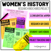 Women's History Month Writing Activity Biography Brochure 