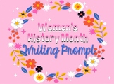 Women's History Month Writing Prompts
