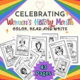 Women’s History Month ” color, read and write ”