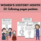Women's History Month coloring pages posters - Bulletin Bo