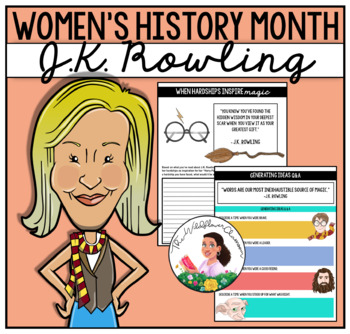 Preview of Women's History Month for Middle School | JK Rowling