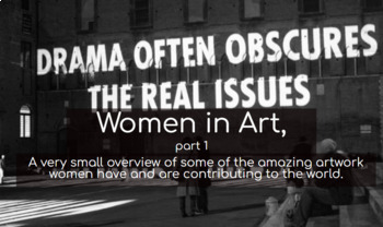 Preview of Women's History Month in Art, Part 1